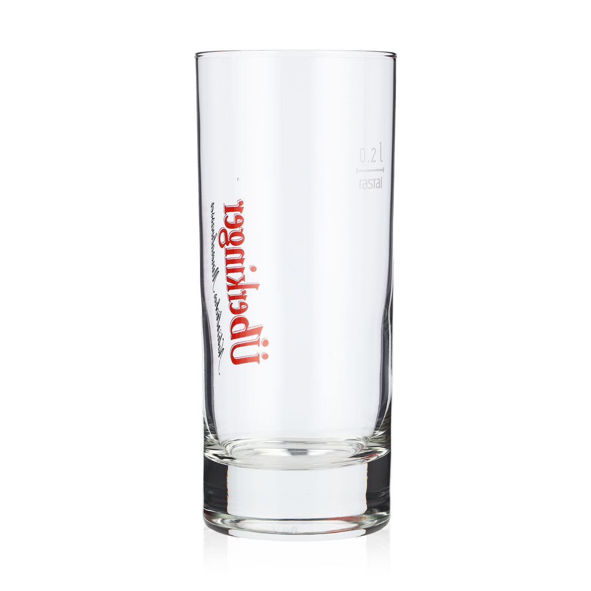 6 bicchieri da acqua Überkinger 0,2 l Bicchieri Bicchieri da acqua Stange Logo rosso Rastal – Vista 4