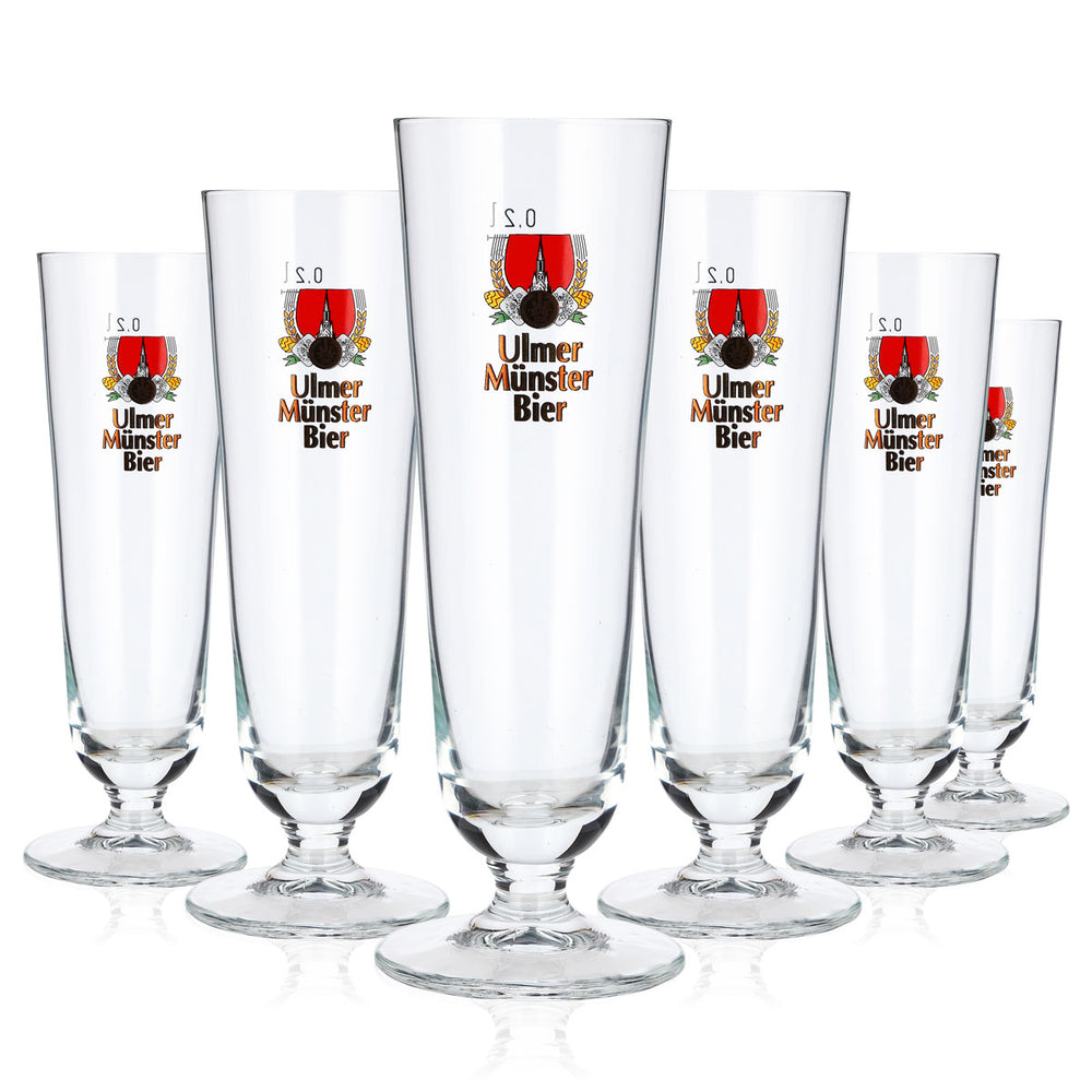6 bicchieri da birra "Ulmer Münster" da 0,2 l, modello "Rastal" (set da 6)