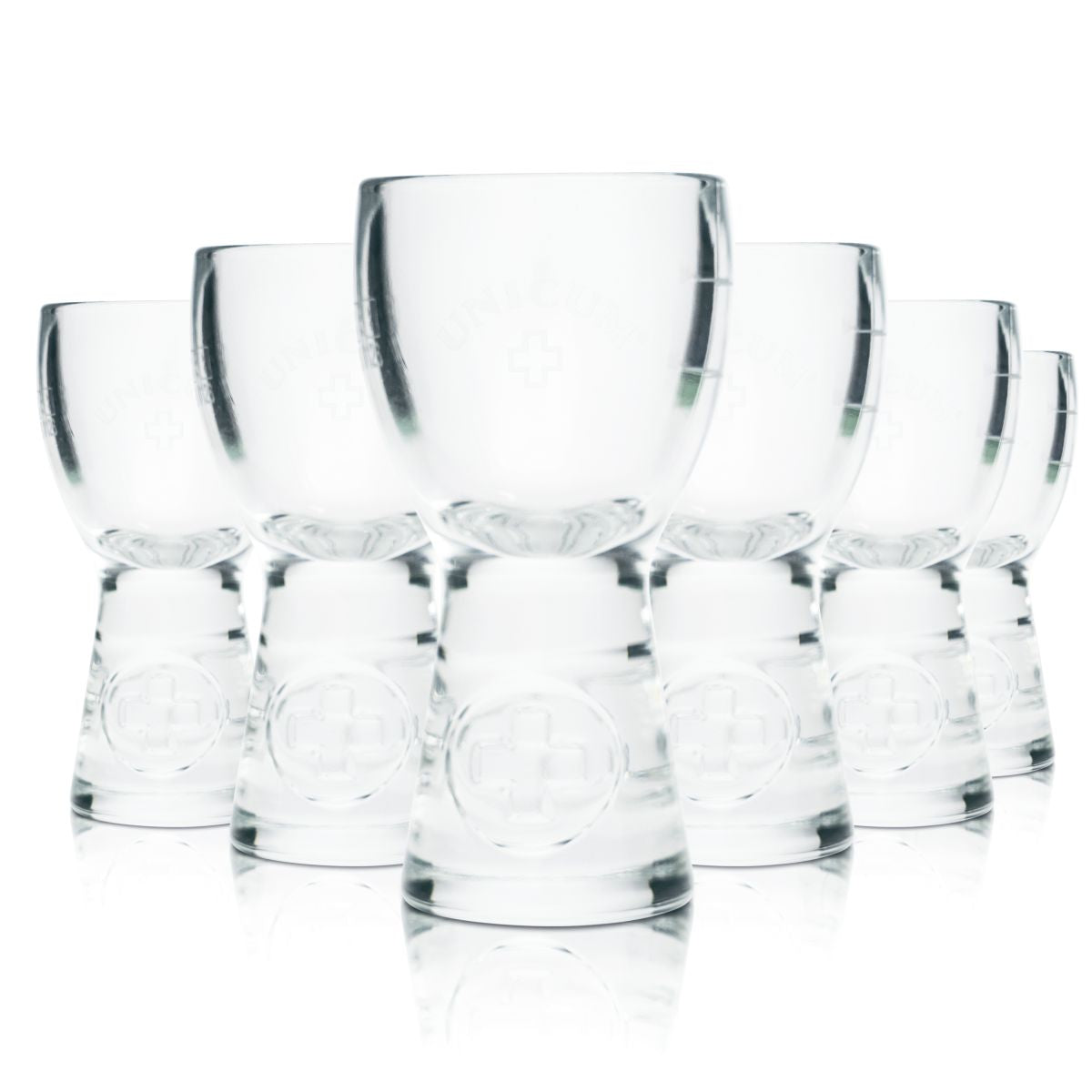 6 bicchierini da liquore Unicum 4 cl Bicchierini da shot Digestivo breve Liquore ungherese alle erbe