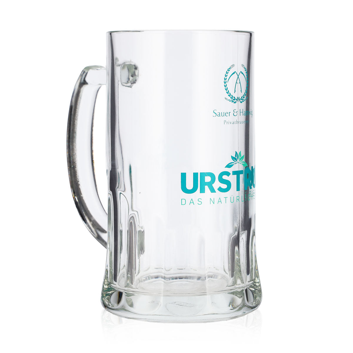 6 bicchieri da birra Urstrom da 0,5 l con logo turchese "Rastal Sauer Hartwig" – Vista 3
