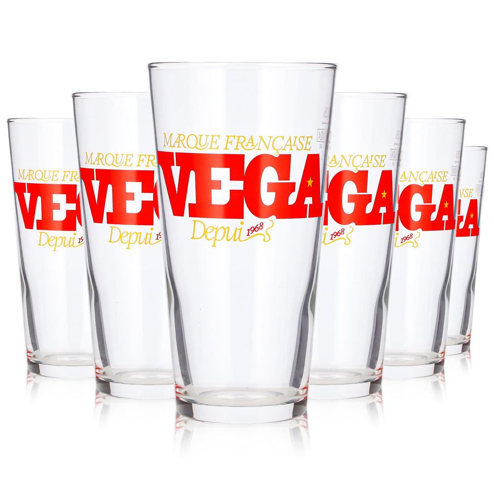 6 bicchieri da birra Vega da 0,25 l, bicchieri da birra Willibecher, boccali da birra Seidel (set da 6)