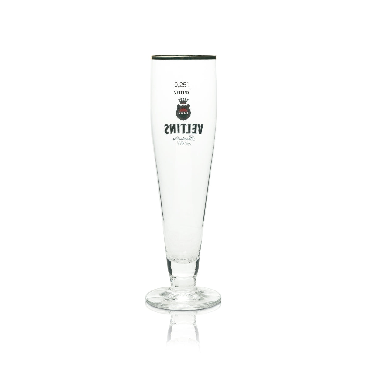 6 bicchieri da birra Veltins 0,25 l Tulipano bordo dorato Ritzenhoff Pokal bicchieri Pils Birrificio – Vista 3