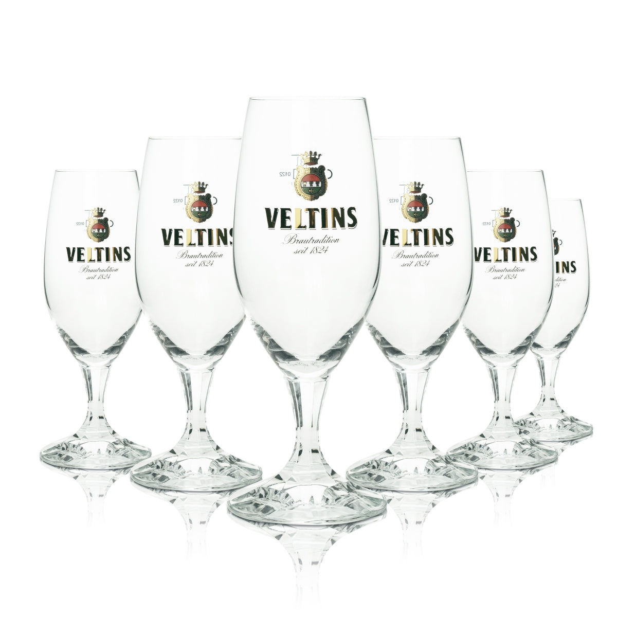 6 bicchieri da birra Veltins 0,3 l con logo dorato Ritzenhoff