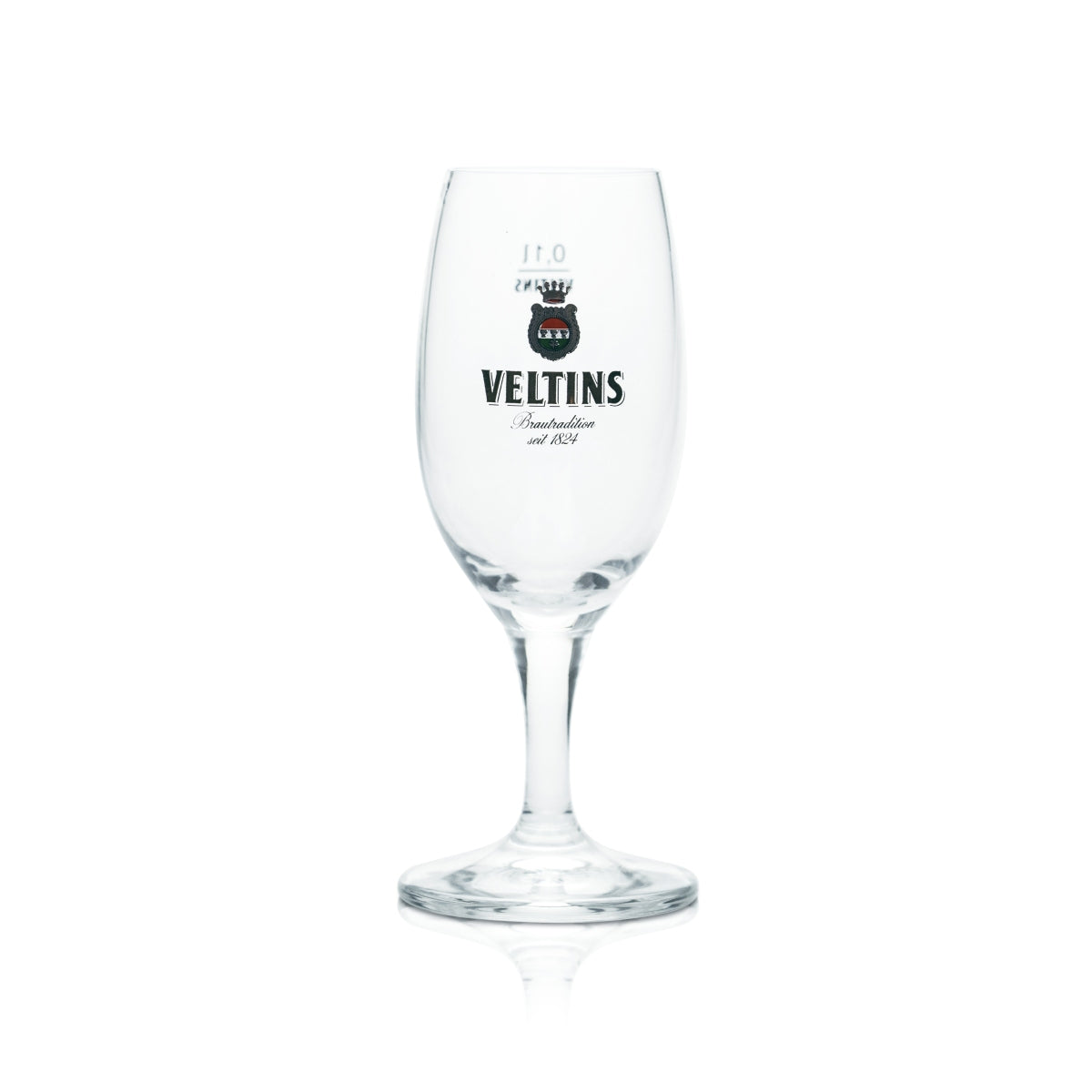 6 bicchieri Veltins da 0,1 l a forma di coppa tulipano per birra Pils Lager, birrificio, gastronomia, calibrati – Vista 2