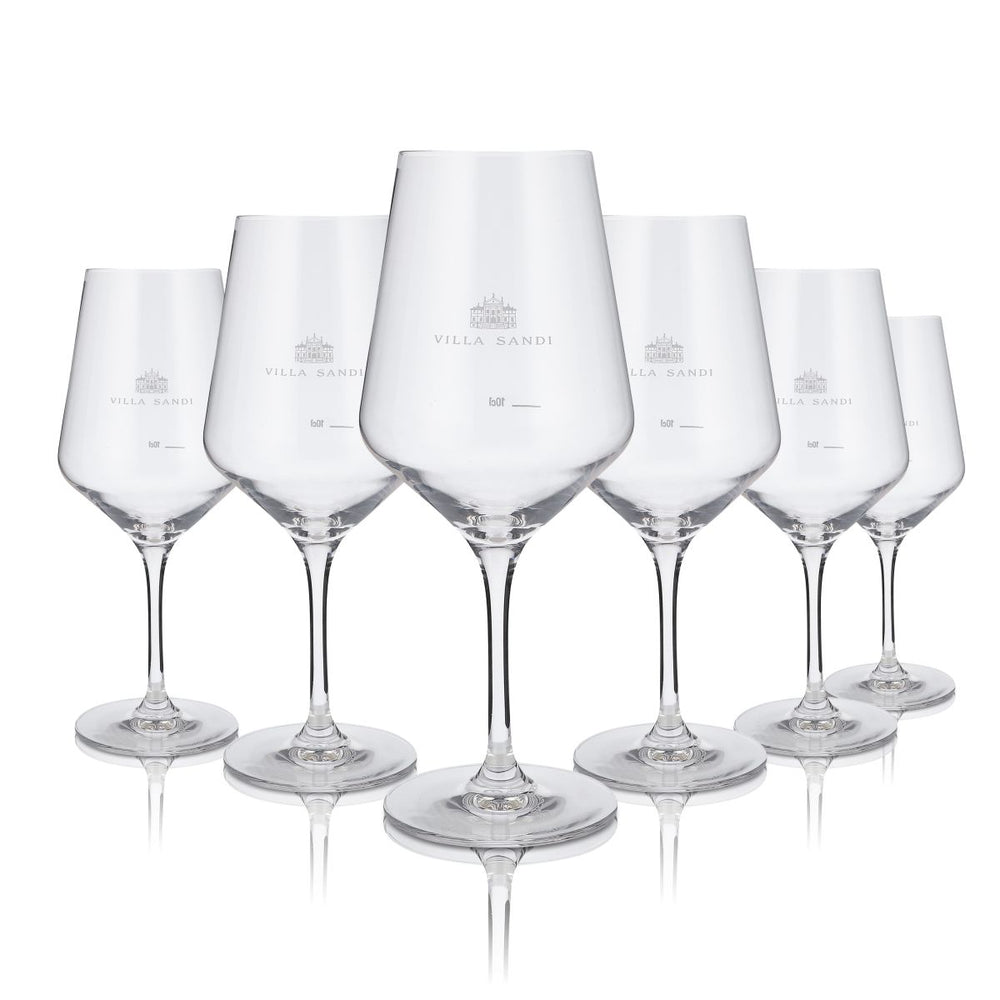 6 bicchieri da vino Villa Sandi 0,5 l bicchieri da vino rosso Harmony 53 Deluxe Set di bicchieri
