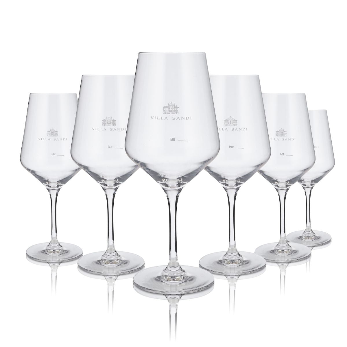 6 bicchieri da vino Villa Sandi 0,5 l bicchieri da vino rosso Harmony 53 Deluxe Set di bicchieri
