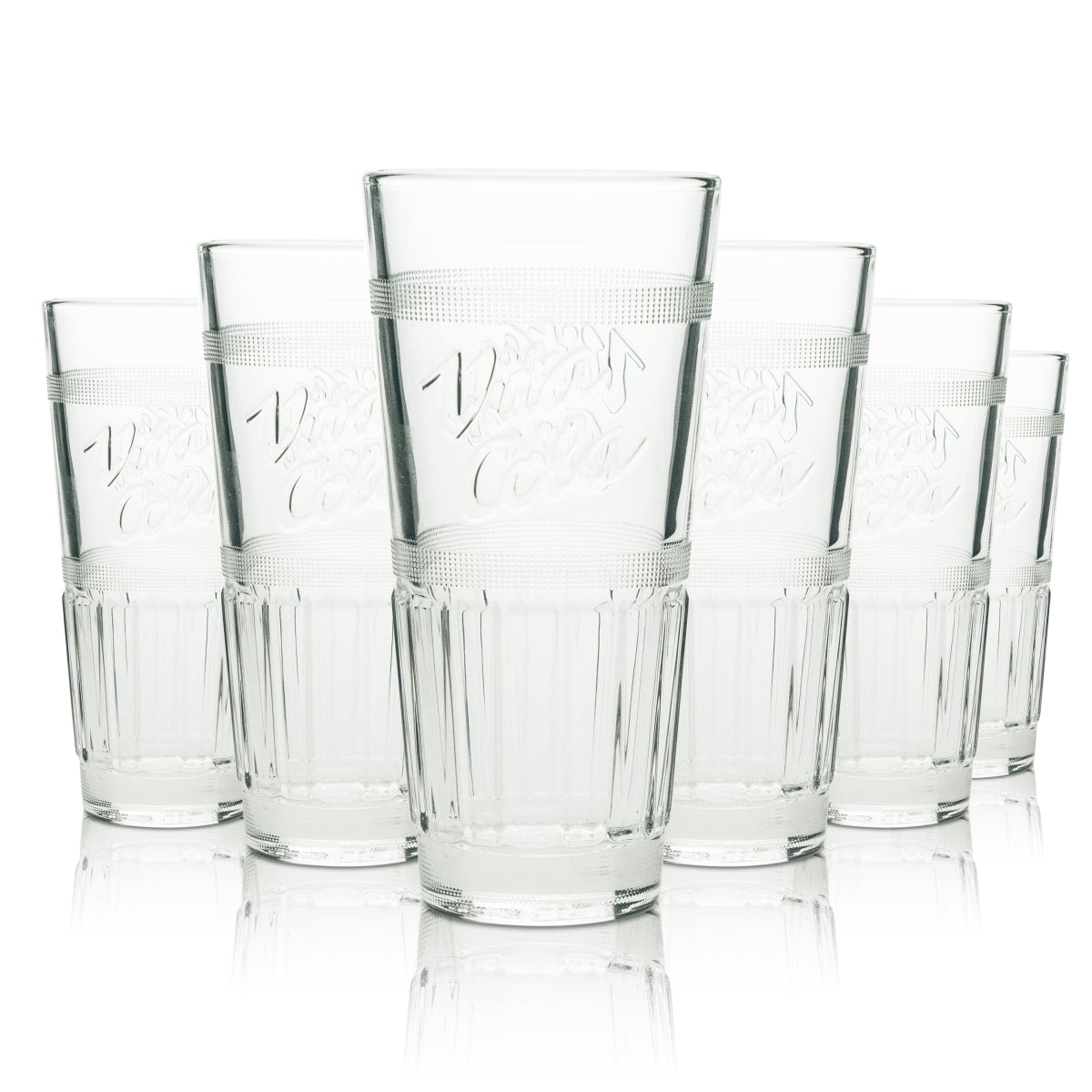 6x Vita Cola bevanda analcolica in bicchiere da long drink da 0,2 l