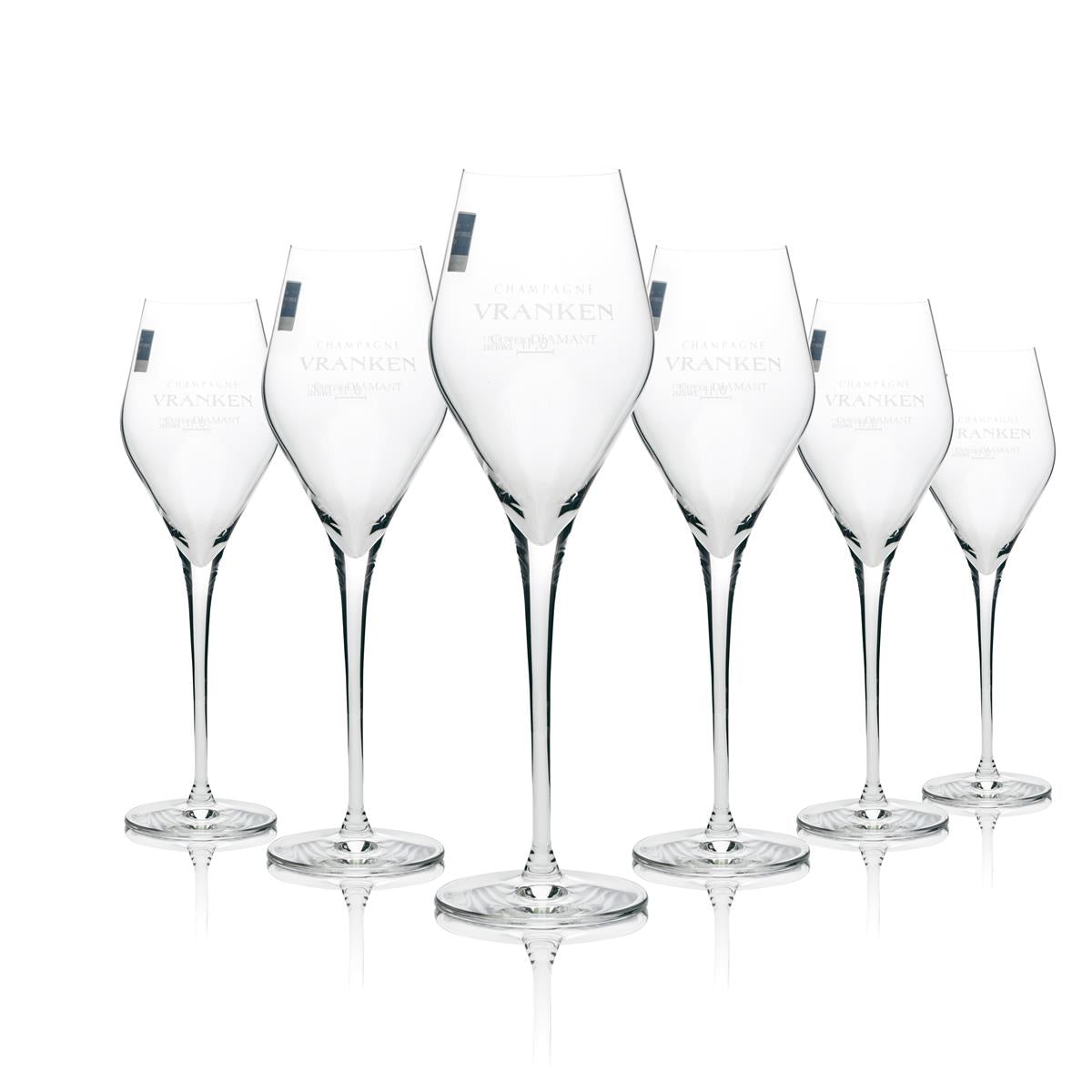 6 bicchieri da champagne Vranken Cuvee Diamant Schott Zwiesel