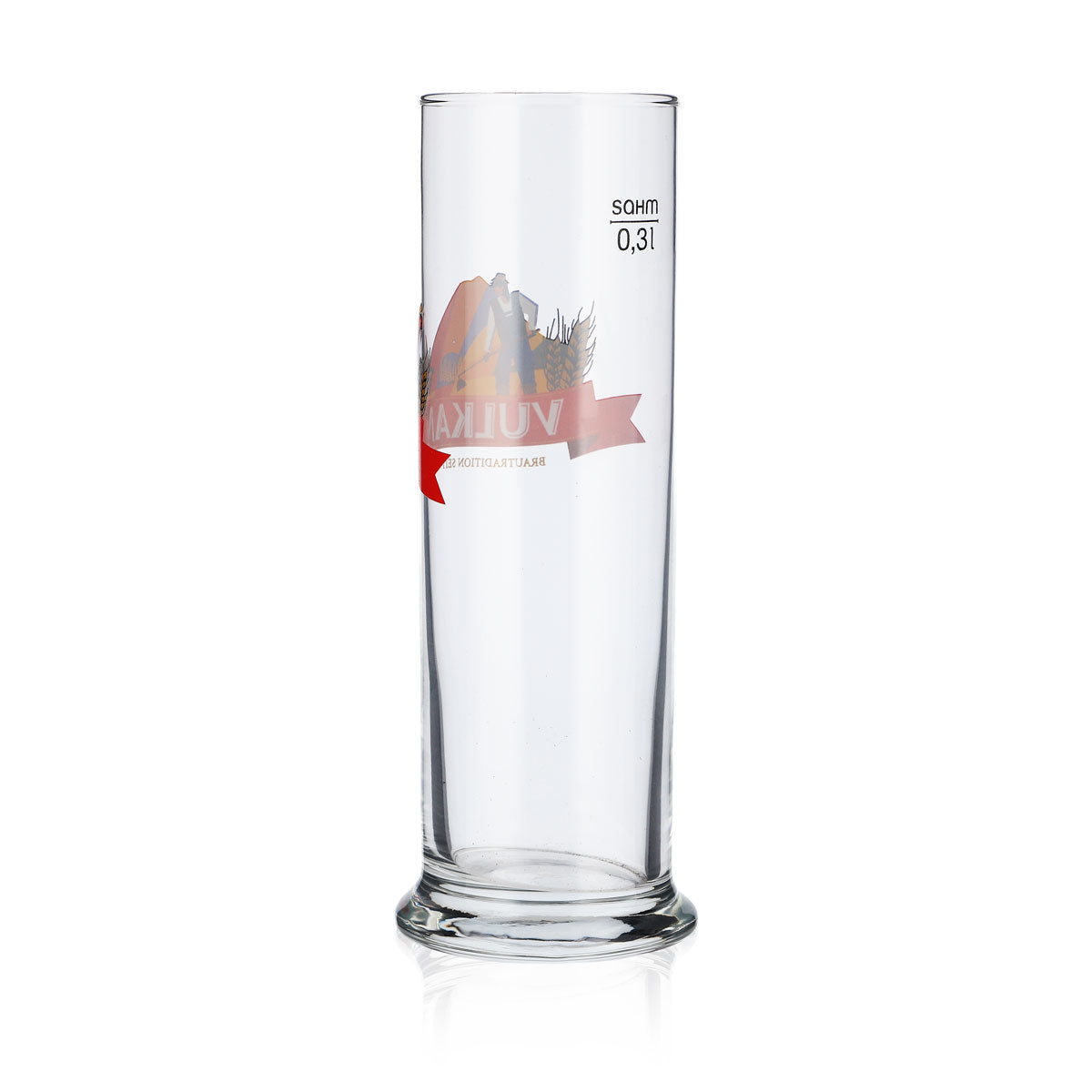 6 bicchieri da birra Vulkanbräu da 0,3 l Bicchieri da birra Bicchiere da birra Banner rosso – Vista 4