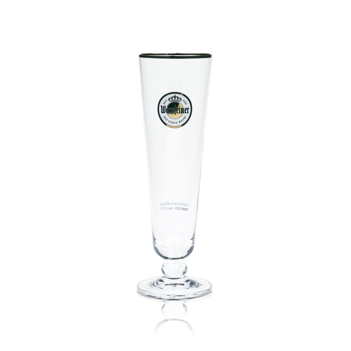 6 bicchieri da birra Warsteiner 0,2 l Tulipano esclusivi bicchieri a forma di coppa Birrificio bordo dorato Beer – Vista 2