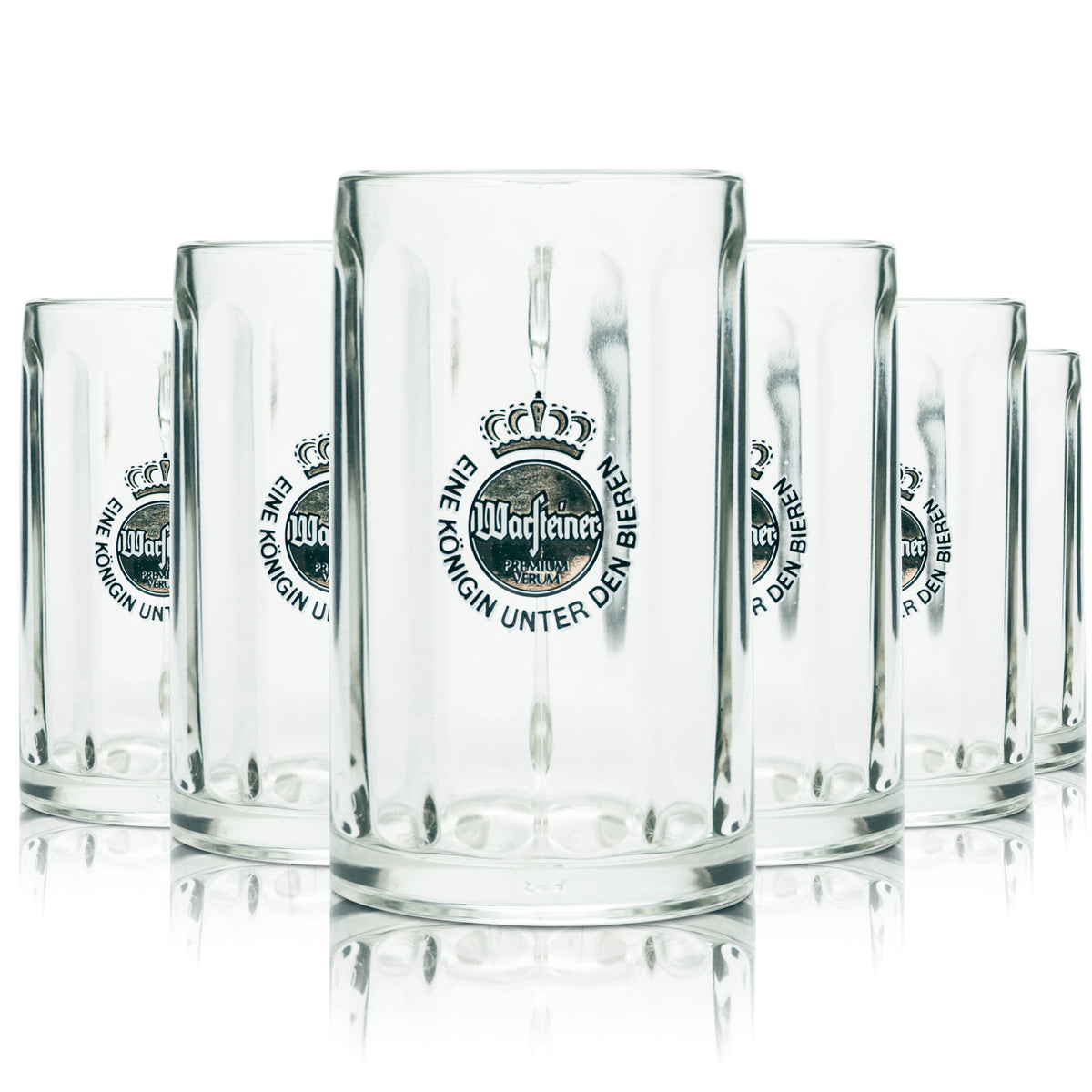 6 bicchieri da birra Warsteiner 0,3 l boccale Rastal Seidel con manico Bicchieri da birra Birrificio Boccale Bar – Vista 4