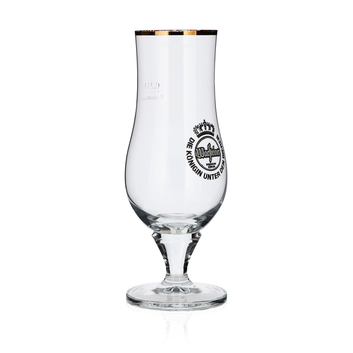 6 bicchieri da birra Warsteiner 0,25 l, forma a calice con bordo dorato – Vista 3