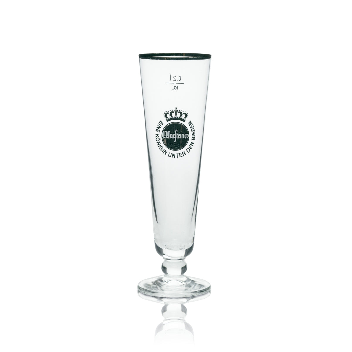 6 bicchieri da birra Warsteiner esclusivi a forma di tulipano con bordo dorato, 200 ml – Vista 2