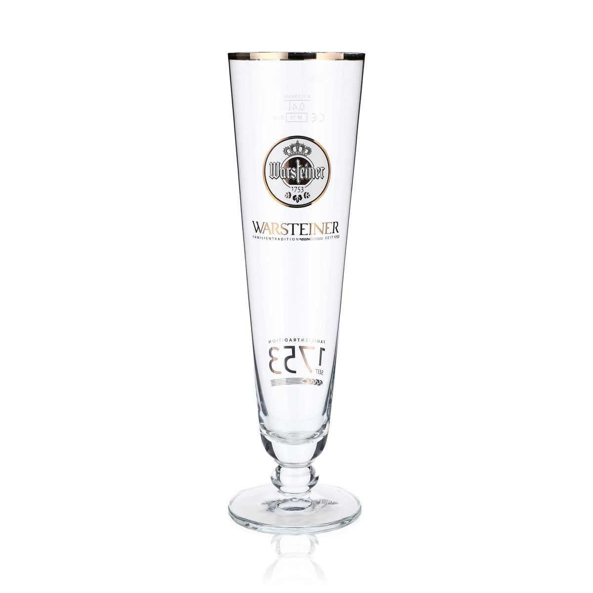 6 bicchieri da birra Warsteiner Bicchieri da birra 0,4 l Calice 1753 Logo bianco – Vista 2