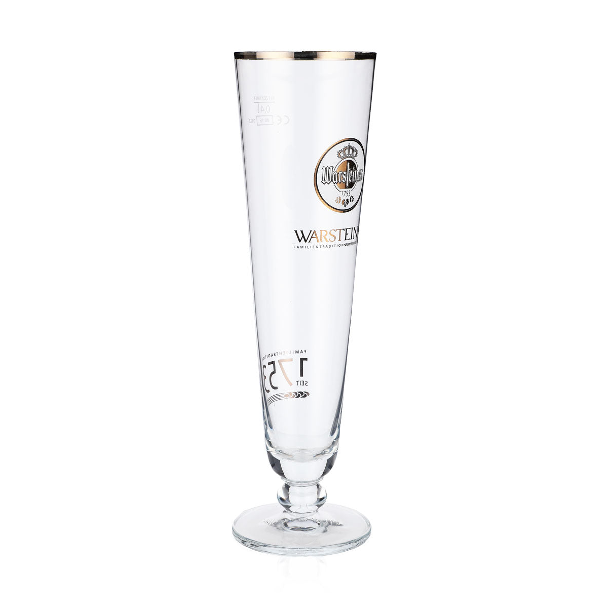 6 bicchieri da birra Warsteiner Bicchieri da birra 0,4 l Calice 1753 Logo bianco – Vista 3
