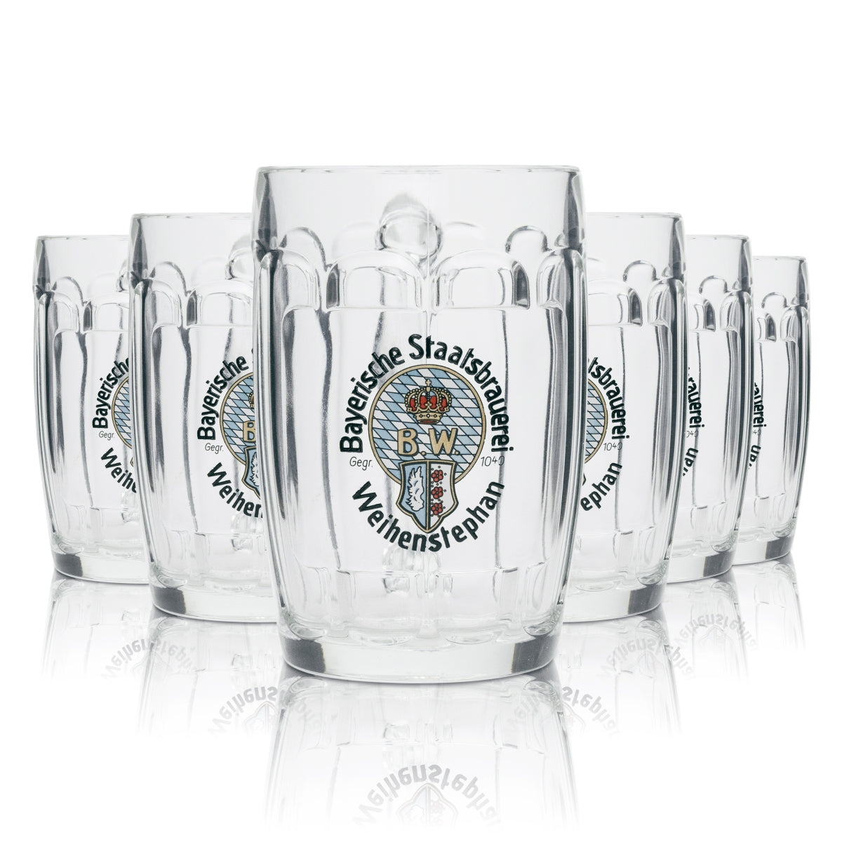 6 bicchieri da birra Weihenstephan 300 ml rastal