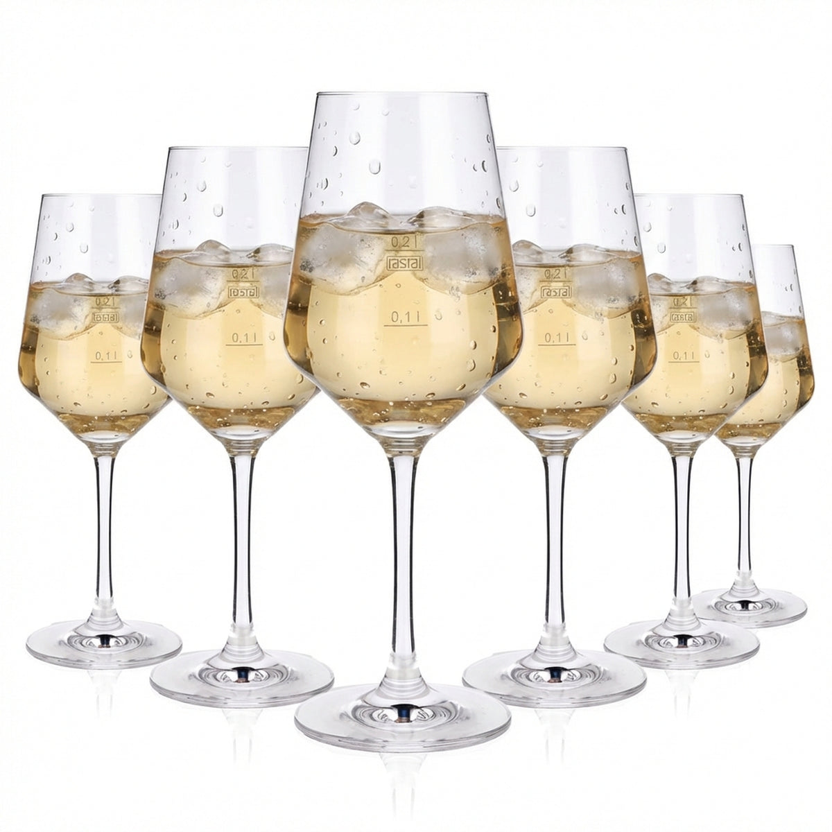 6 bicchieri da vino 0,2 l Bicchieri da vino Bicchieri da vino Rastal Harmonie 35