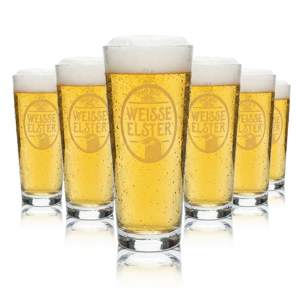 6 bicchieri da birra Weisse Elster 0,5 l Rastal