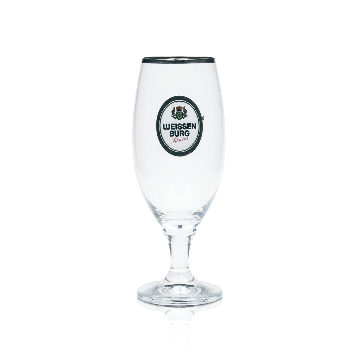 6 bicchieri da birra Weissenburg 0,3 l, forma a tulipano, con incisione Ritzenhoff, birrificio Pilsener – Vista 2