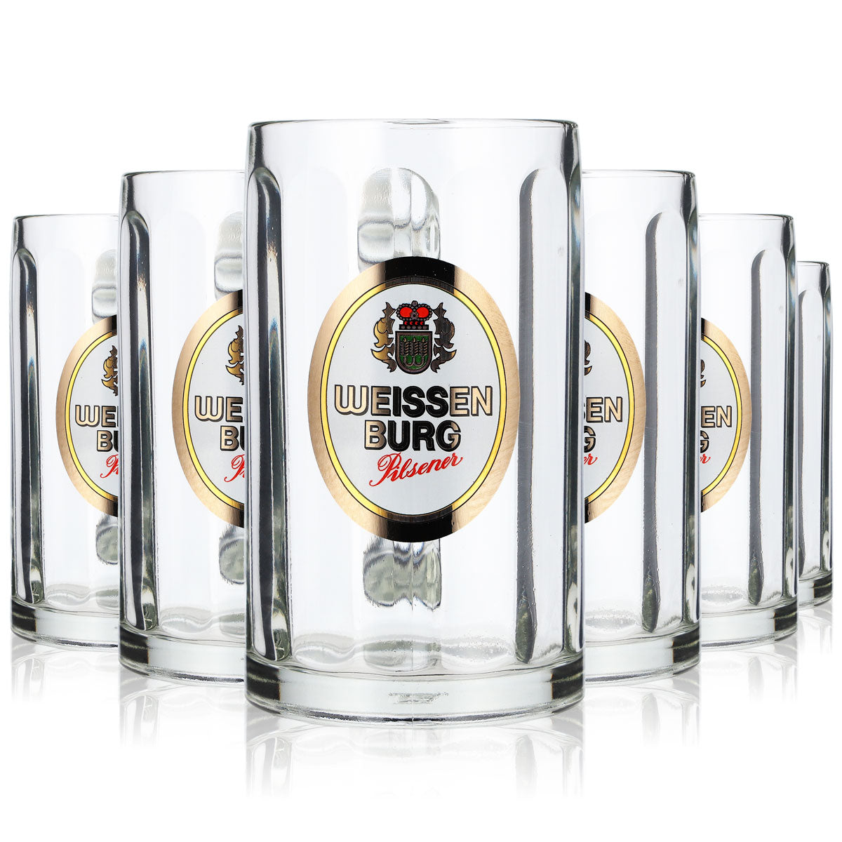6 bicchieri da birra Weissenburg  Boccale da 0,3 l con manico Glückauf Seidel Rastal – Vista 7