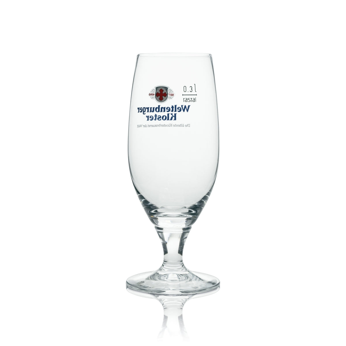 6 bicchieri da birra Weltenburger Kloster 0,3 l con logo rosso Rastal – Vista 3