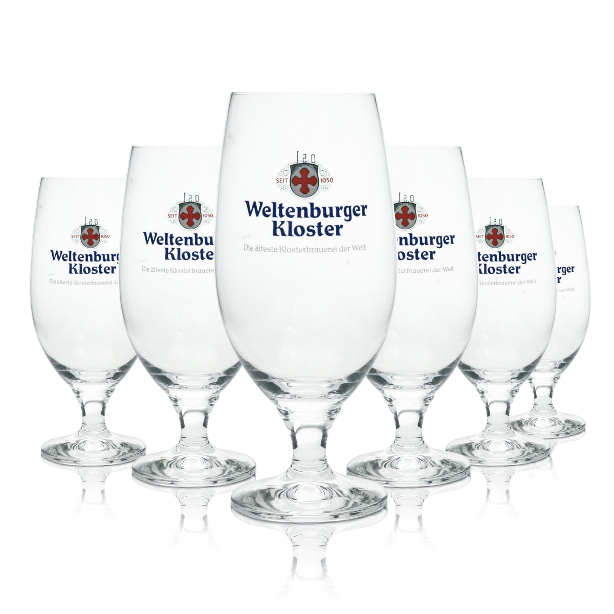 6 bicchieri da birra Monastero di Weltenburg 0,5 l Rastal