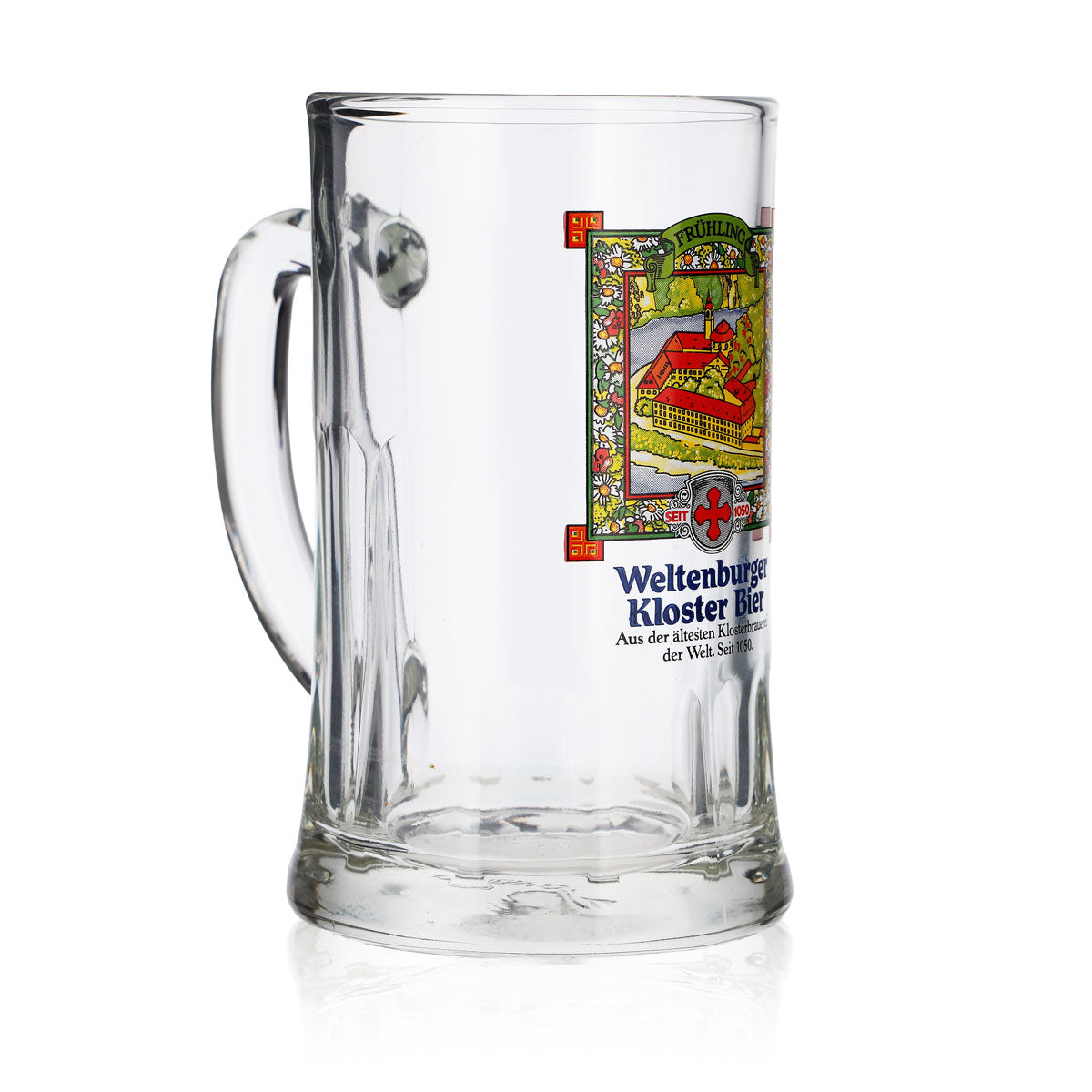 6 bicchieri da birra Seidel del monastero di Weltenburg 0,4 l boccale primavera Sahm Salisburgo – Vista 3