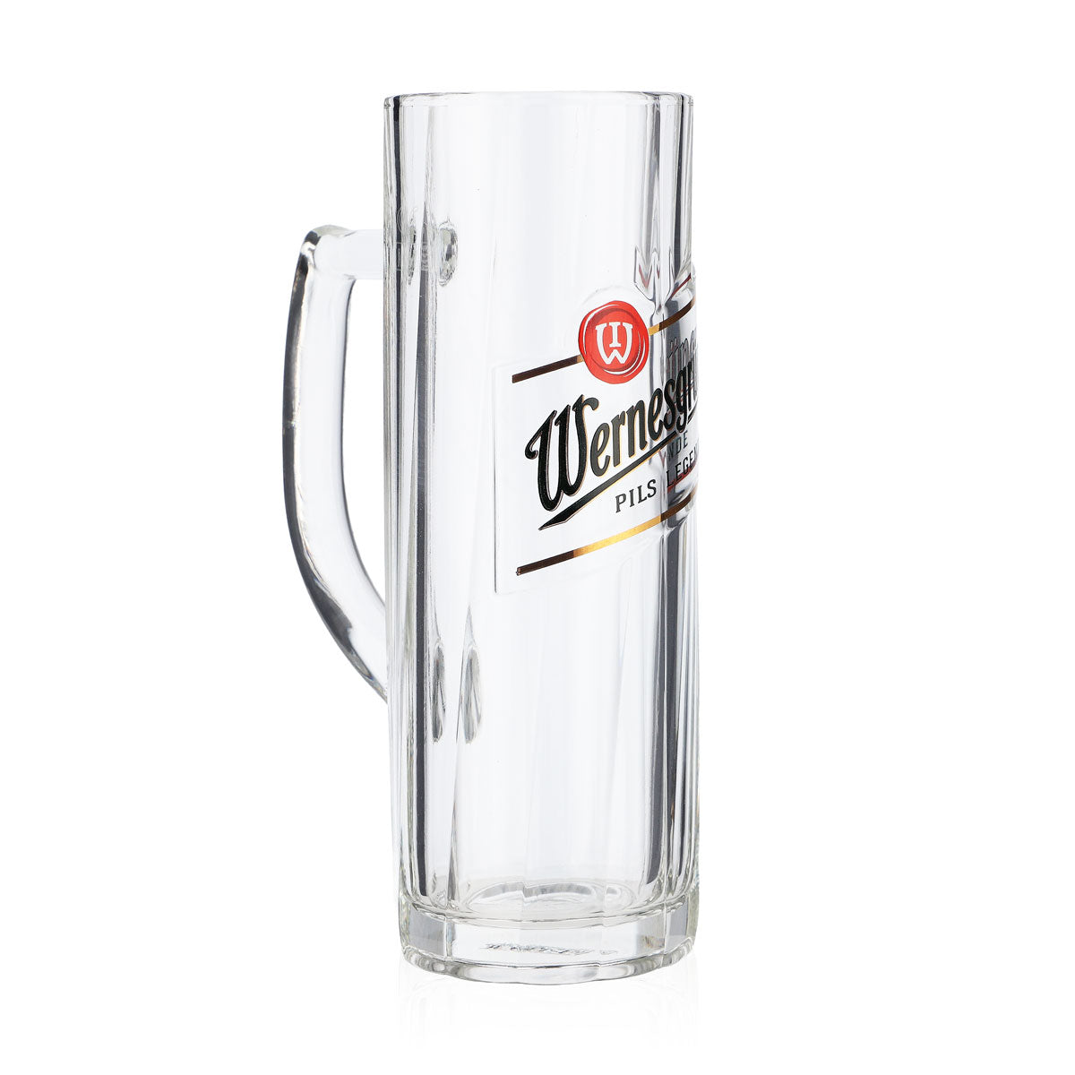 6 bicchieri da birra Wernesgrüner da 0,3 l con rilievo a strisce e nuovo logo Rastal – Vista 3