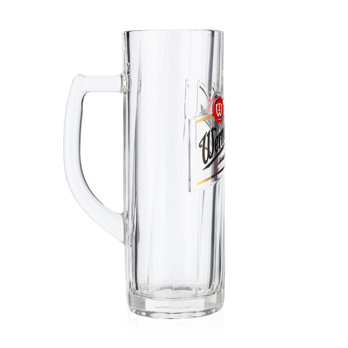 6 bicchieri da birra Wernesgrüner da 0,3 l con rilievo a strisce e nuovo logo Rastal – Vista 4
