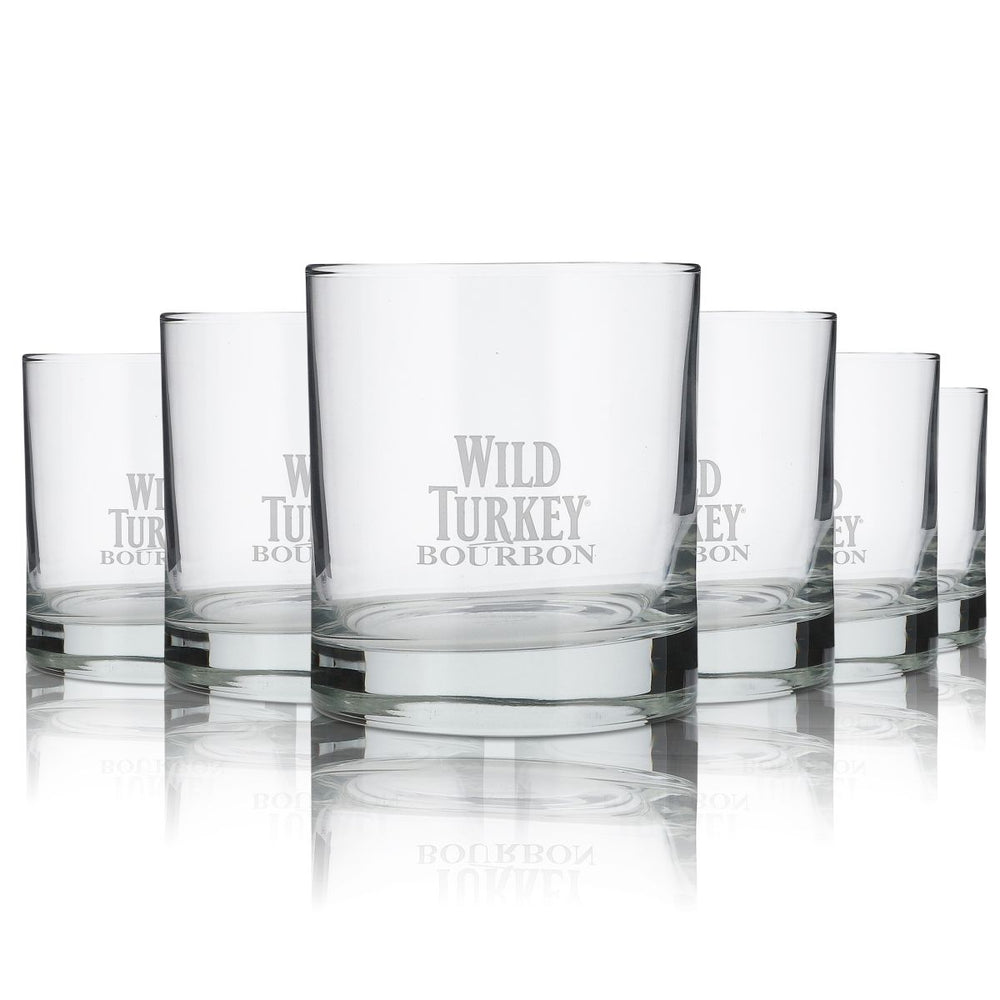 6 bicchieri Wild Turkey  0,4 l Bicchieri da whisky Set di bicchieri da bourbon