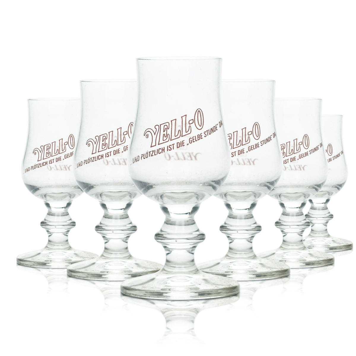 6 bicchieri da spumante Yello Prosecco 2 cl calici bicchieri da shot spumante champagne