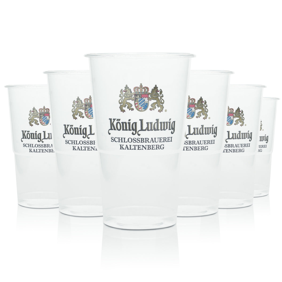 70x Bicchiere monouso König Ludwig Bier 0,3 l Festival Bicchiere in plastica
