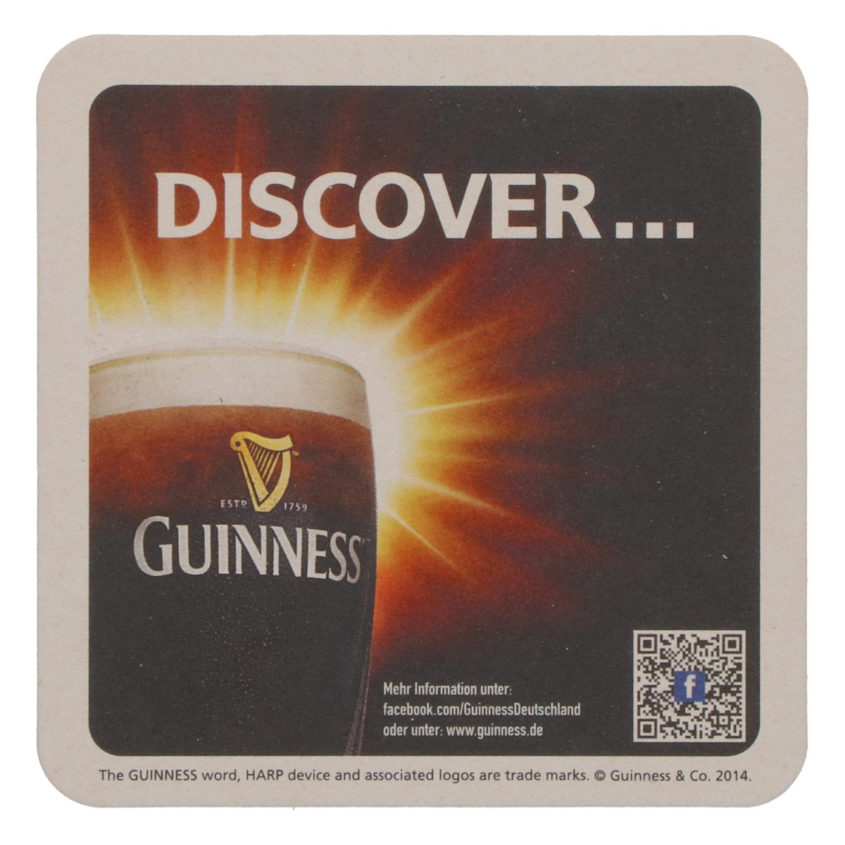 70 sottobicchieri originali Guinness "Delicious Darkness" - Accessori da bar – Vista 4