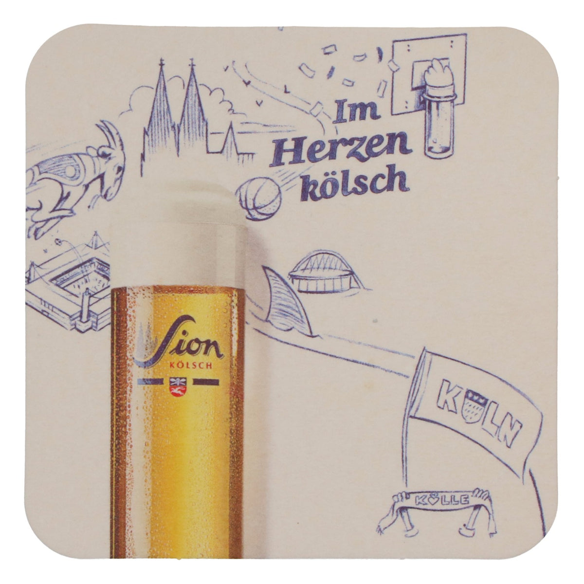 70 sottobicchieri "Sion Kölsch" – Accessori originali da bar nel cuore di Colonia – Vista 3