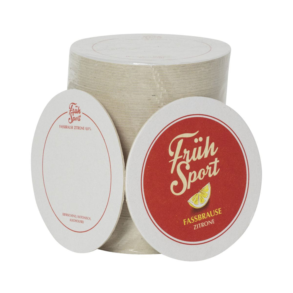 75 sottobicchieri Früh Kölsch Ø10,6 cm Früh Sport Fassbrause con coperchio in cartone