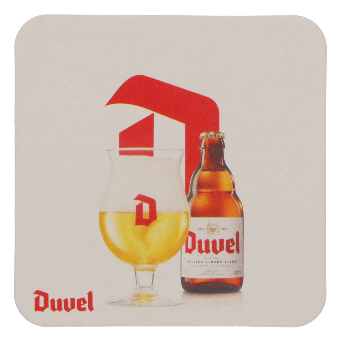 80x Duvel Birra Sottobicchieri Sottobicchieri in vetro Coperchio 9,3x9,3 cm – Vista 3