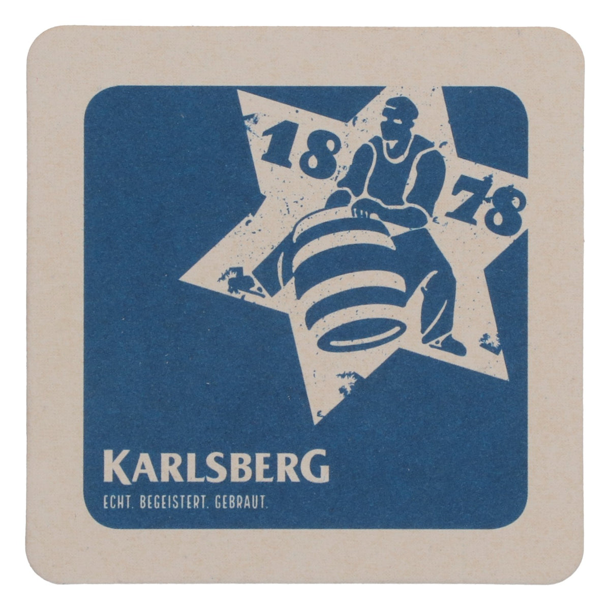 80x Karlsberg Birra Sottobicchieri Sottobicchieri in vetro Accessori da bar  Logo blu – Vista 4