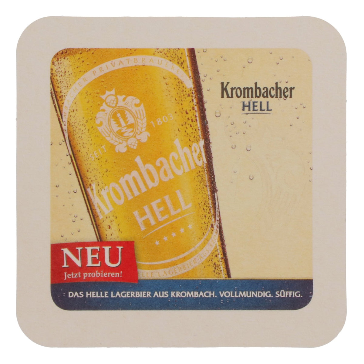 80x sottobicchieri per birra Krombacher Sottobicchieri Sottobicchieri in vetro Accessori da bar Chiari "EsdnG" – Vista 3