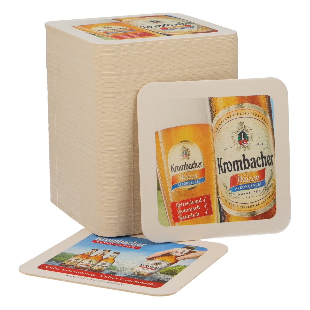 80x sottobicchieri Krombacher Sottobicchieri Sottobicchieri in vetro Accessori da bar Weizen Analcolico