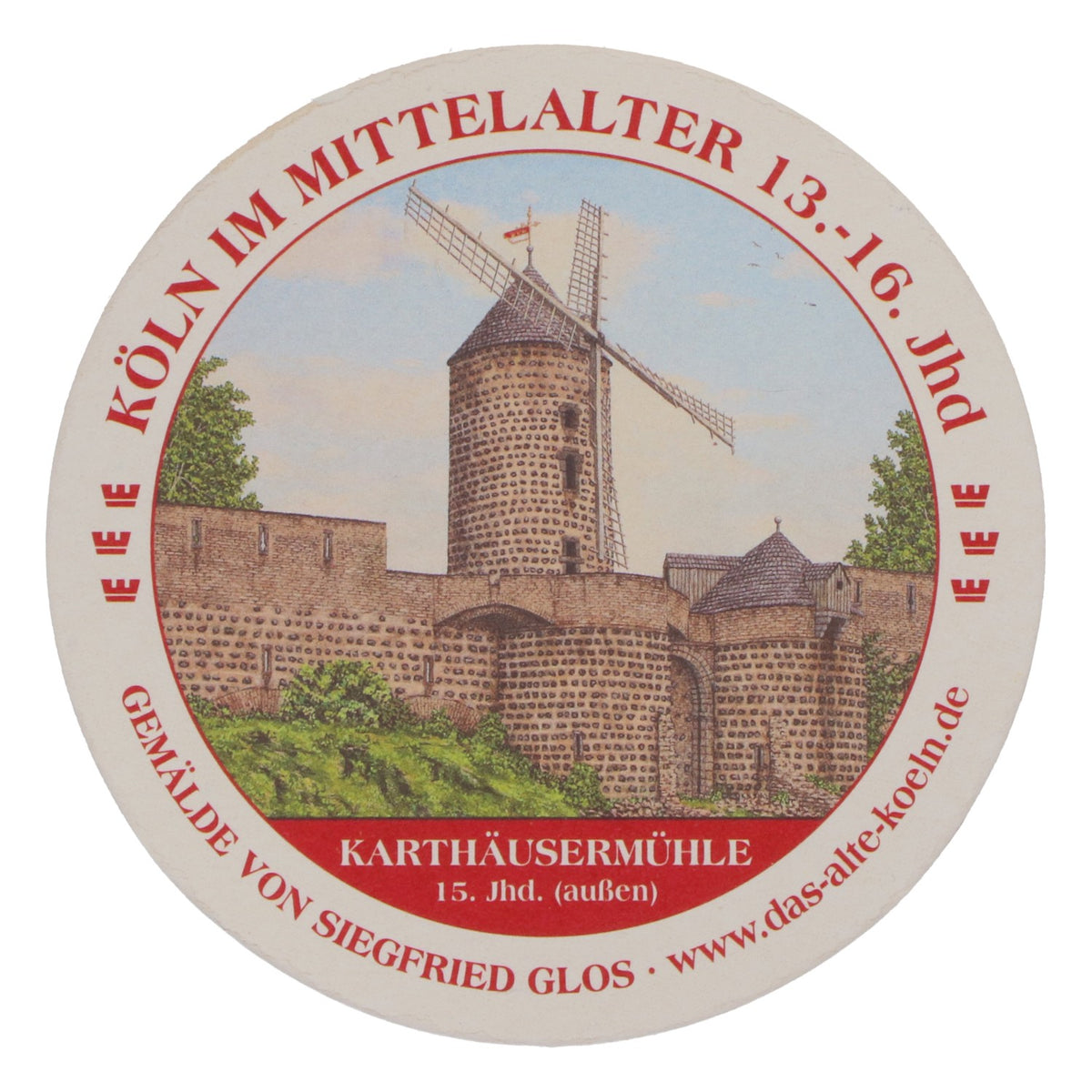80x sottobicchieri Reissdorf "Colonia nel Medioevo" Karthäusermühle – Vista 4