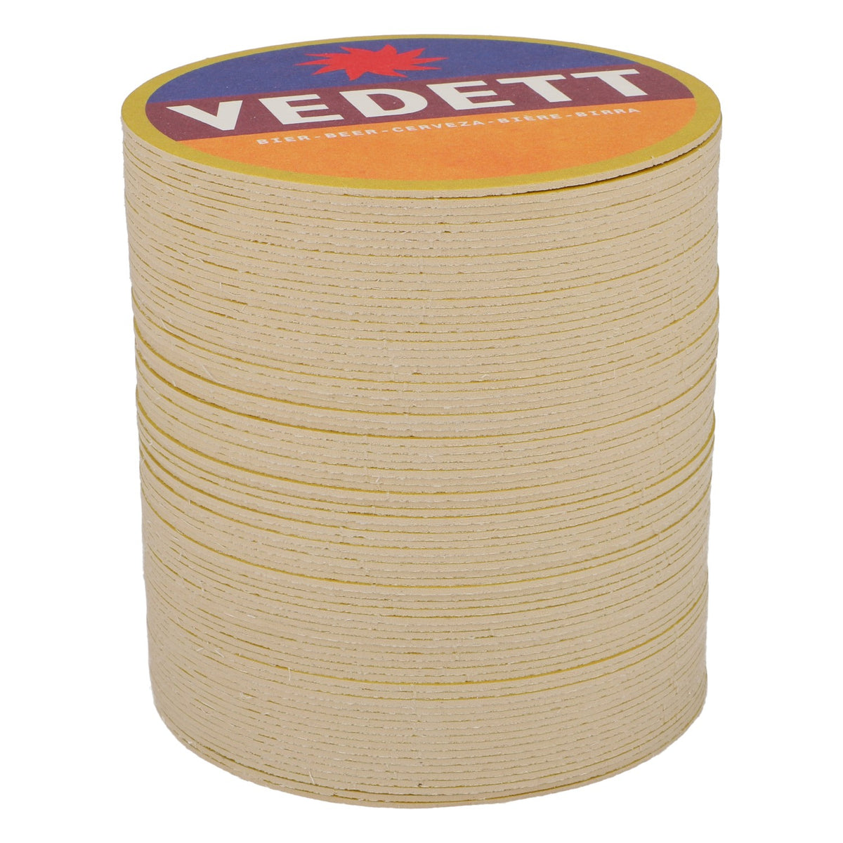 80x sottobicchieri Vedett Birra Sottobicchieri Sottobicchieri in vetro Blu/ rosso/ arancione – Vista 2