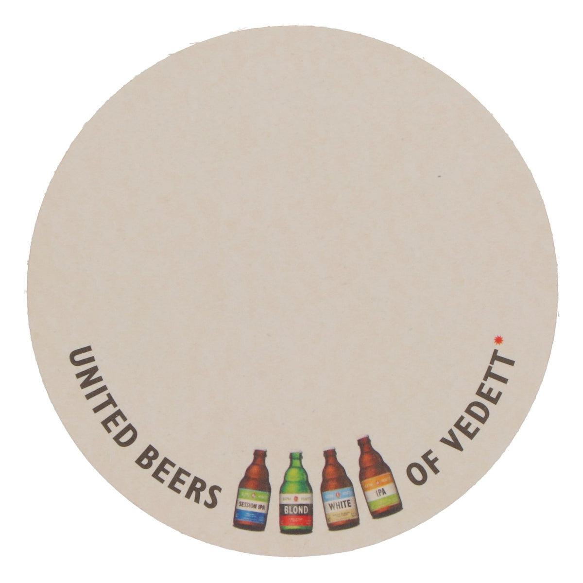 80x sottobicchieri Vedett Birra Sottobicchieri Sottobicchieri in vetro Denaro/ blu/ rosso – Vista 4