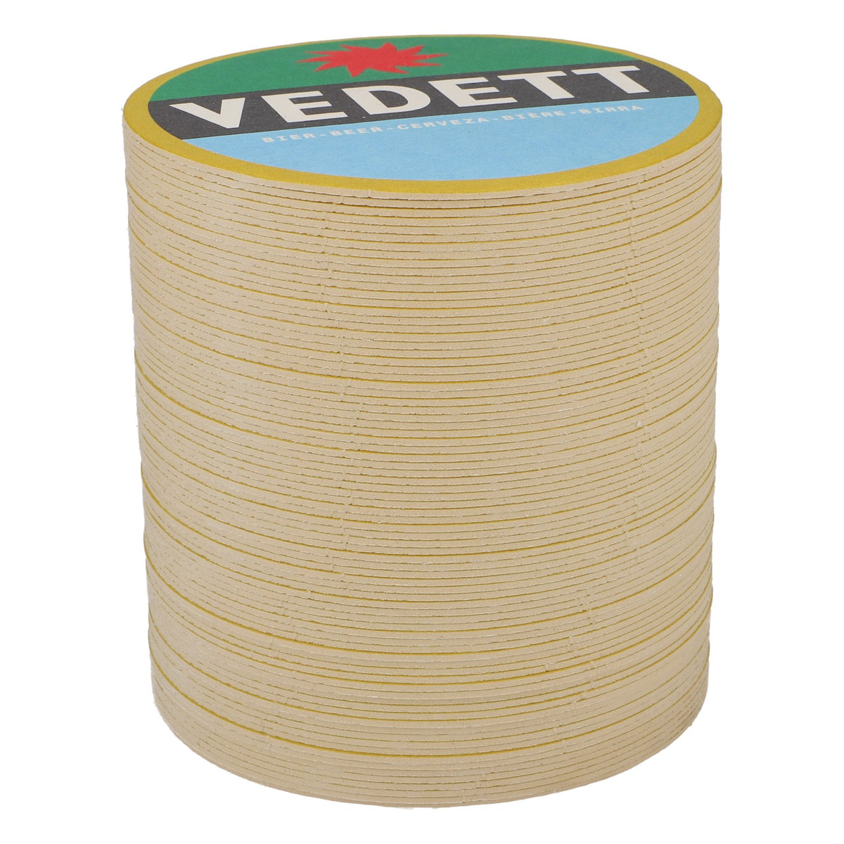 80x sottobicchieri Vedett Birra Sottobicchieri Sottobicchieri in vetro Verde/ nero/ azzurro – Vista 2