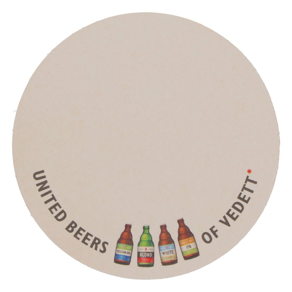 80x sottobicchieri Vedett Beer Coaster Sottobicchieri in vetro Azzurro/ giallo/ verde – Vista 4