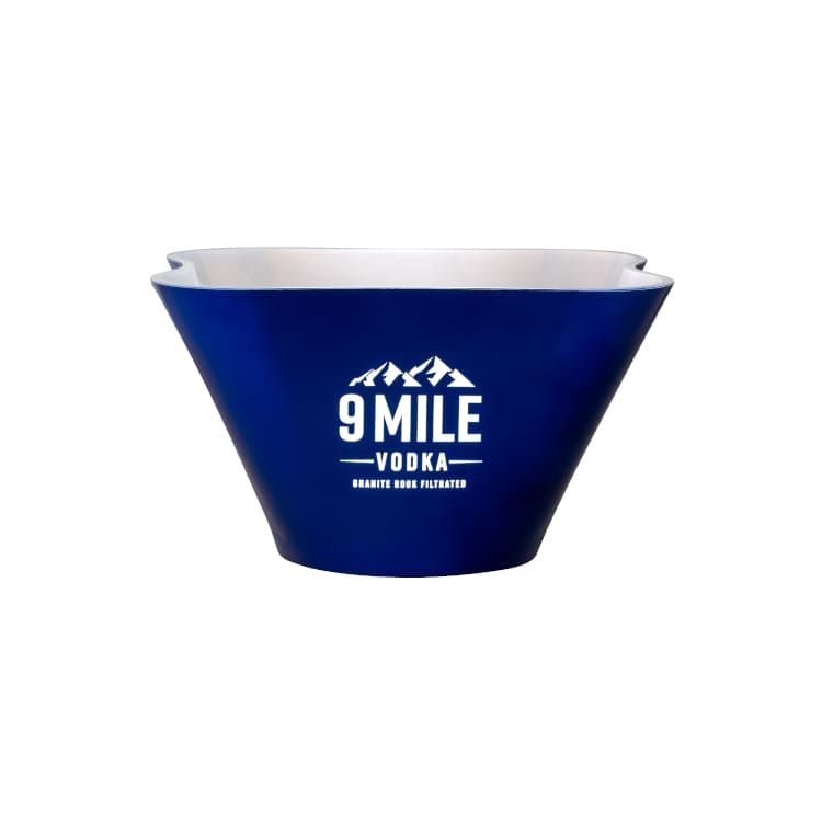9 Mile Raffredda bottiglie LED Square Waves LED blu Strumento di servizio per bevande ghiacciate Bar – Vista 2