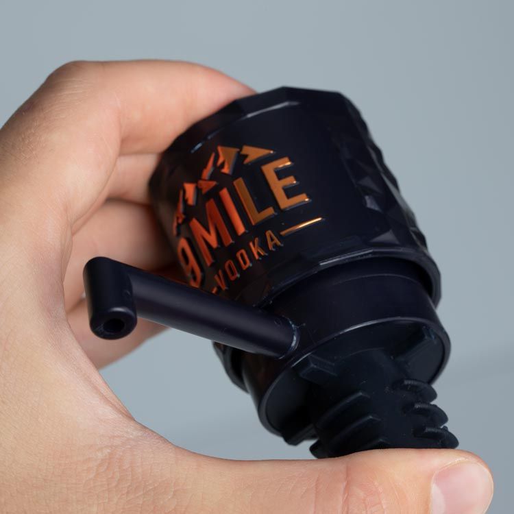 pompa per bottiglie 9 Mile 3L Dosatore Versatore Bar Gastronomia Bevande per feste – Vista 3