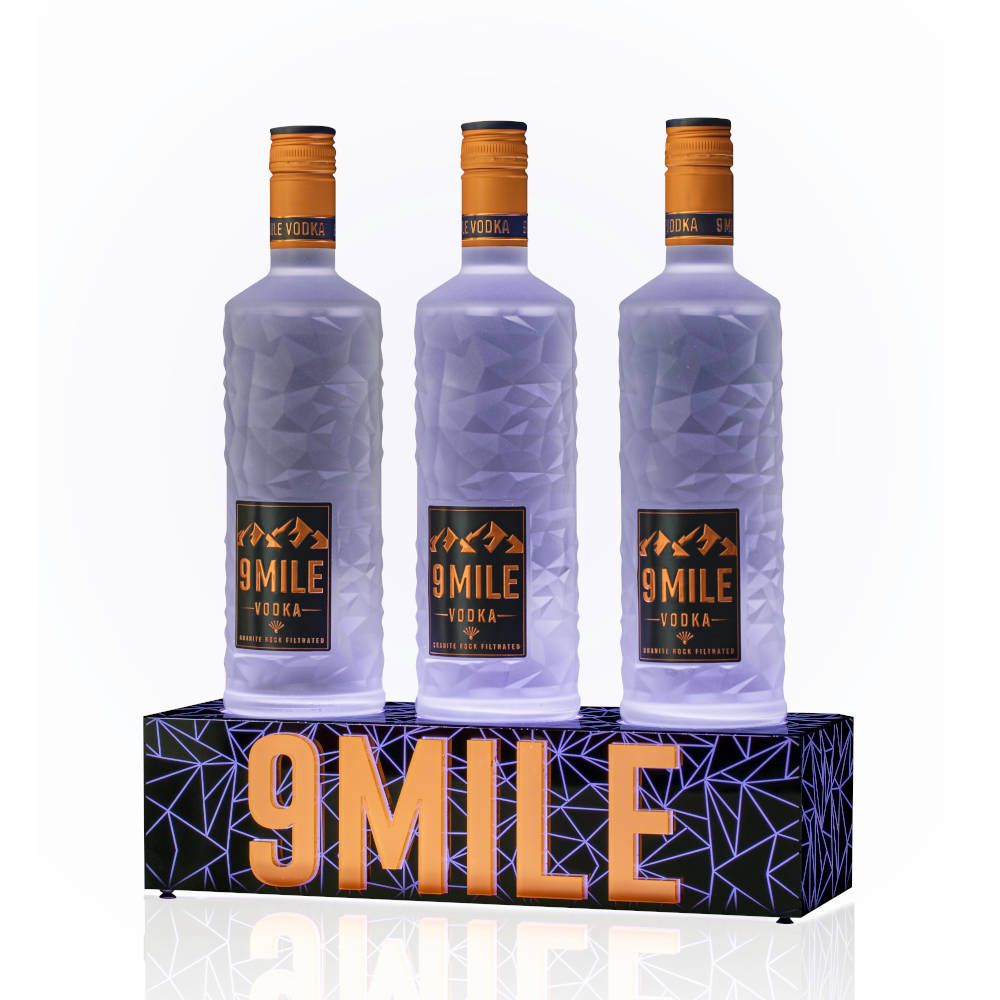9 Mile Glorifier LED Bottleglorifier Espositore per bottiglie Display Bar Decorazione Show – Vista 2