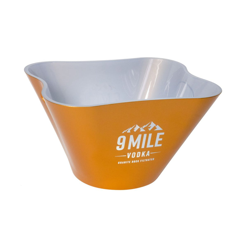 9 Mile Kühler Single Square LED Raffredda bottiglie Raffredda bevande Contenitore per cubetti di ghiaccio
