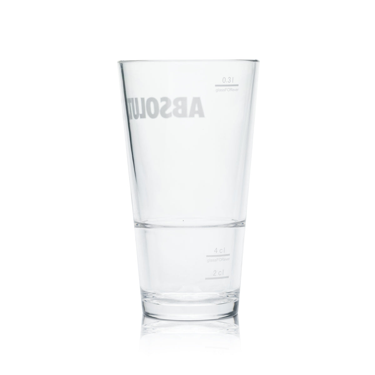 6 bicchieri Absolut in plastica rigida da 0,3 l, riutilizzabili, calibrati, per uso gastronomico – Vista 3