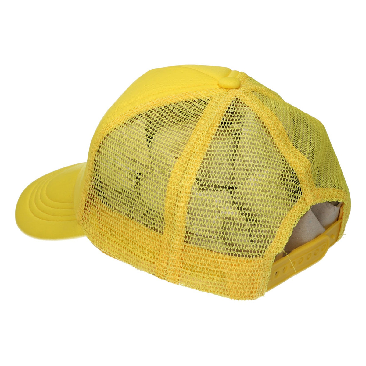Cappellino con visiera giallo Snapback Basecap Regolabile Unisex Trucker – Vista 3